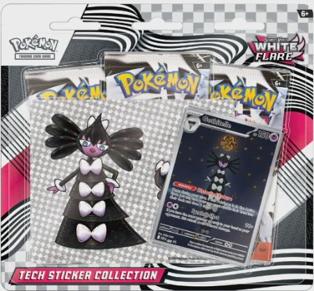 Pokemon TCG Scarlet &amp; Violet 10.5 White Flare Tech Sticker Blister (August 1)