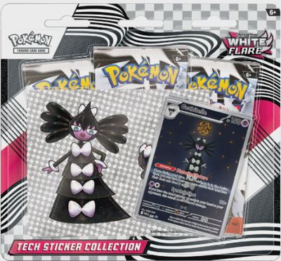 Pokemon TCG Scarlet &amp; Violet 10.5 White Flare Tech Sticker Blister (August 1)