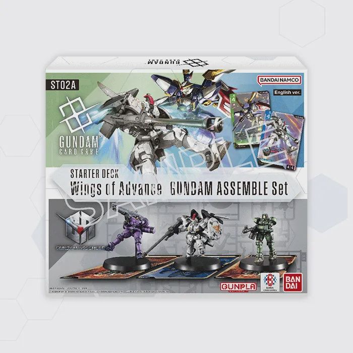 Gundam Card Game: Assemble Starter Set Display – Wings of Advance [ST02A]