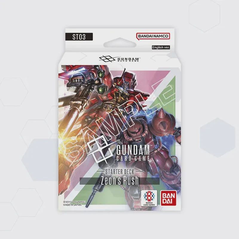 Gundam Card Game: Starter Deck Display – Zeon&#39;s Rush [ST03]