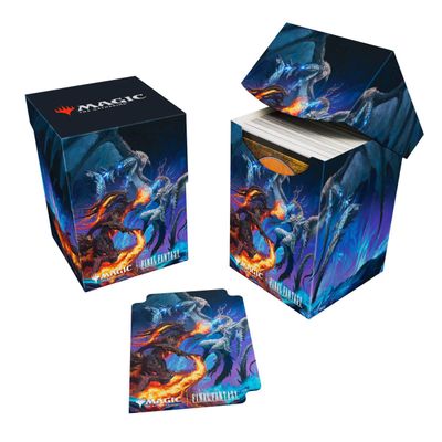 Magic x Final Fantasy: 100+ Deck Box - Bahamut &amp; Ifrit