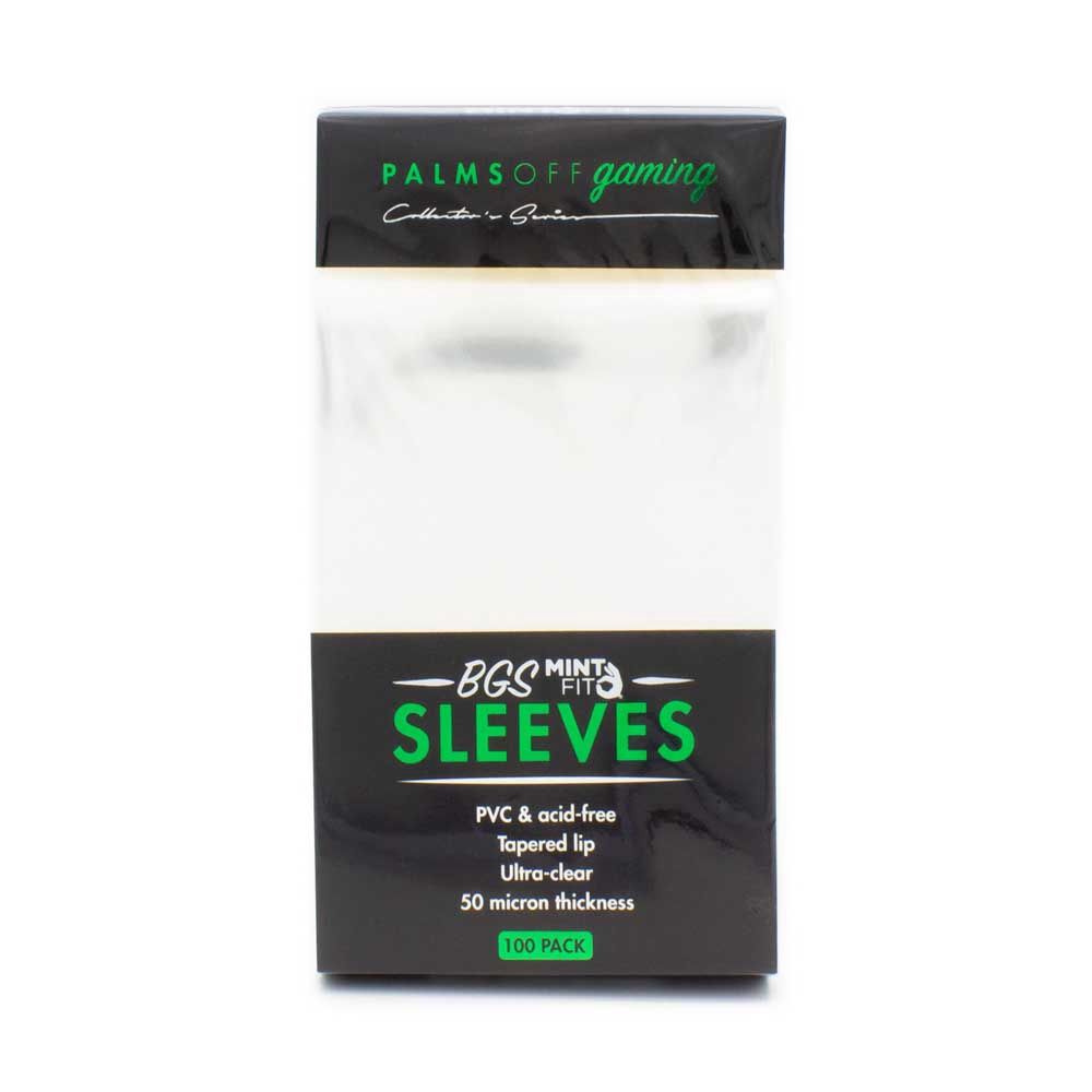 Palms Off: Mint Fit BGS Sleeves (Regular) - 100pc