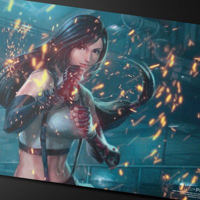 Magic x Final Fantasy:  Playmat - Tifa, Martial Artist