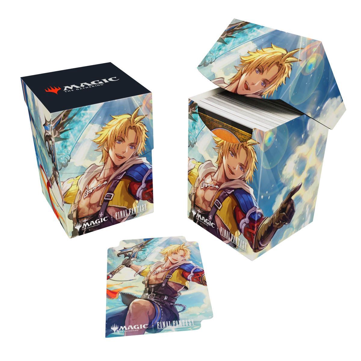 Magic x Final Fantasy: 100+ Deck Box - Tidus, Yuna&#39;s Guardian