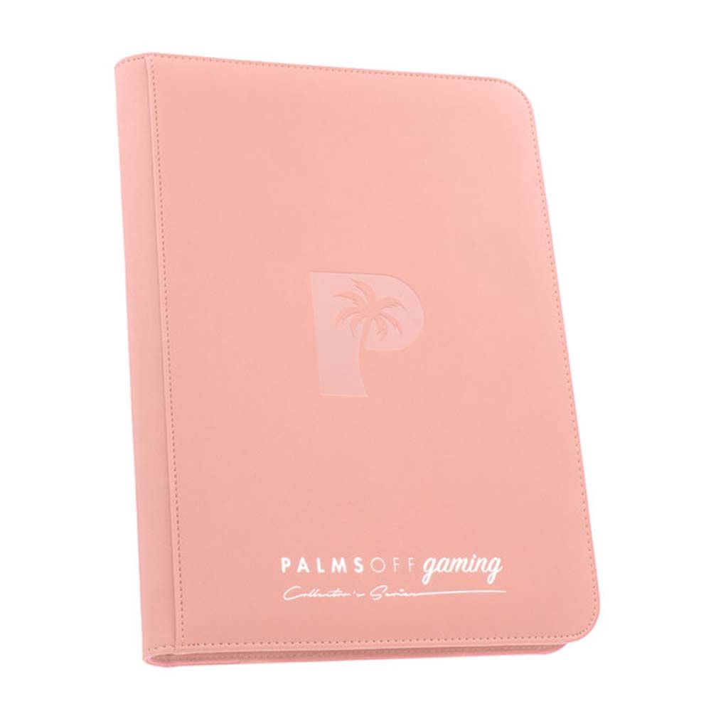 Palms Off Collector’s Series 9 Pocket Zip Binder – Pink