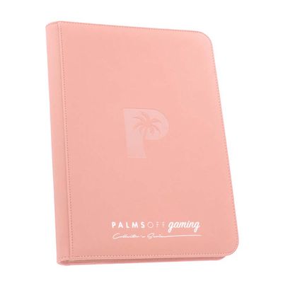 Pink - Palms Off Collector’s Series 9 Pocket Zip Binder