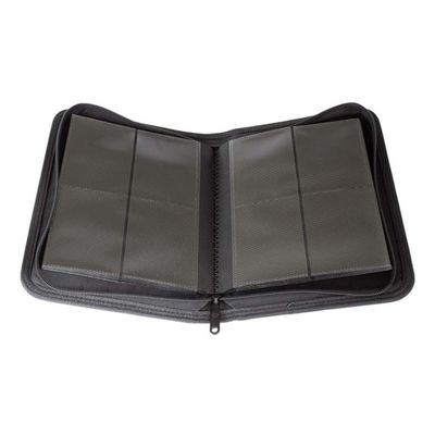 Palms Off Collector’s Series 4 Pocket Zip Binder – Black