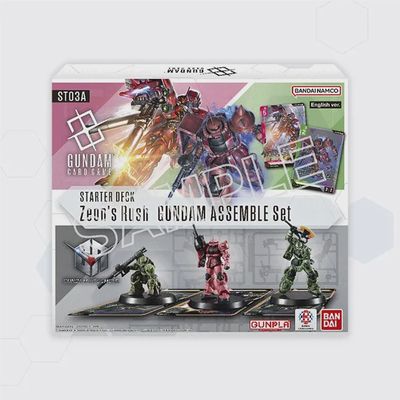 Gundam Card Game: Assemble Starter Set Display – Zeon&#39;s Rush [ST03A]