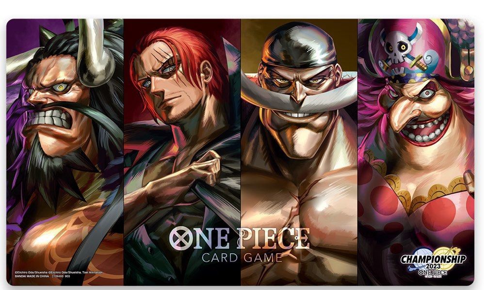 Four Legends/ Emperors One Piece Playmat