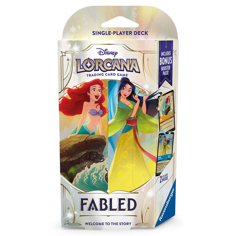 Lorcana: Fabled - Starter Deck Ariel &amp; Mulan (Sapphire/Amber)