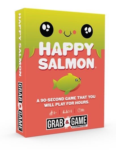 Grab &amp; Game - Happy Salmon (By Exploding Kittens)