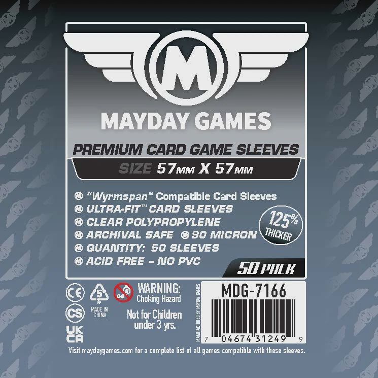 &quot;Wyrmspan&quot; Compatible Card Sleeves (57x57mm) Standard 7165 or Premium 7166