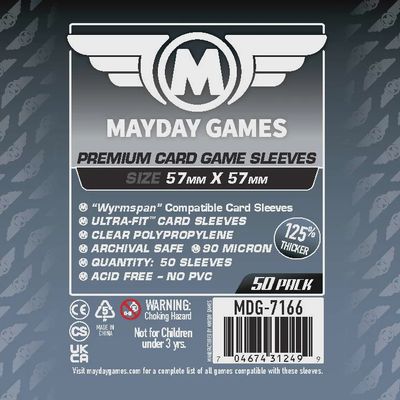 &quot;Wyrmspan&quot; Compatible Card Sleeves (57x57mm) Standard 7165 or Premium 7166