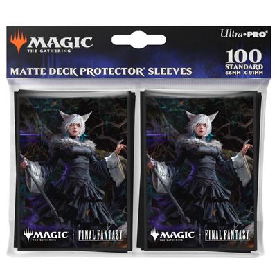 Ultra Pro: UP38702 Magic the Gathering - FINAL FANTASY 100ct Deck Protector Sleeves Commander B MtG