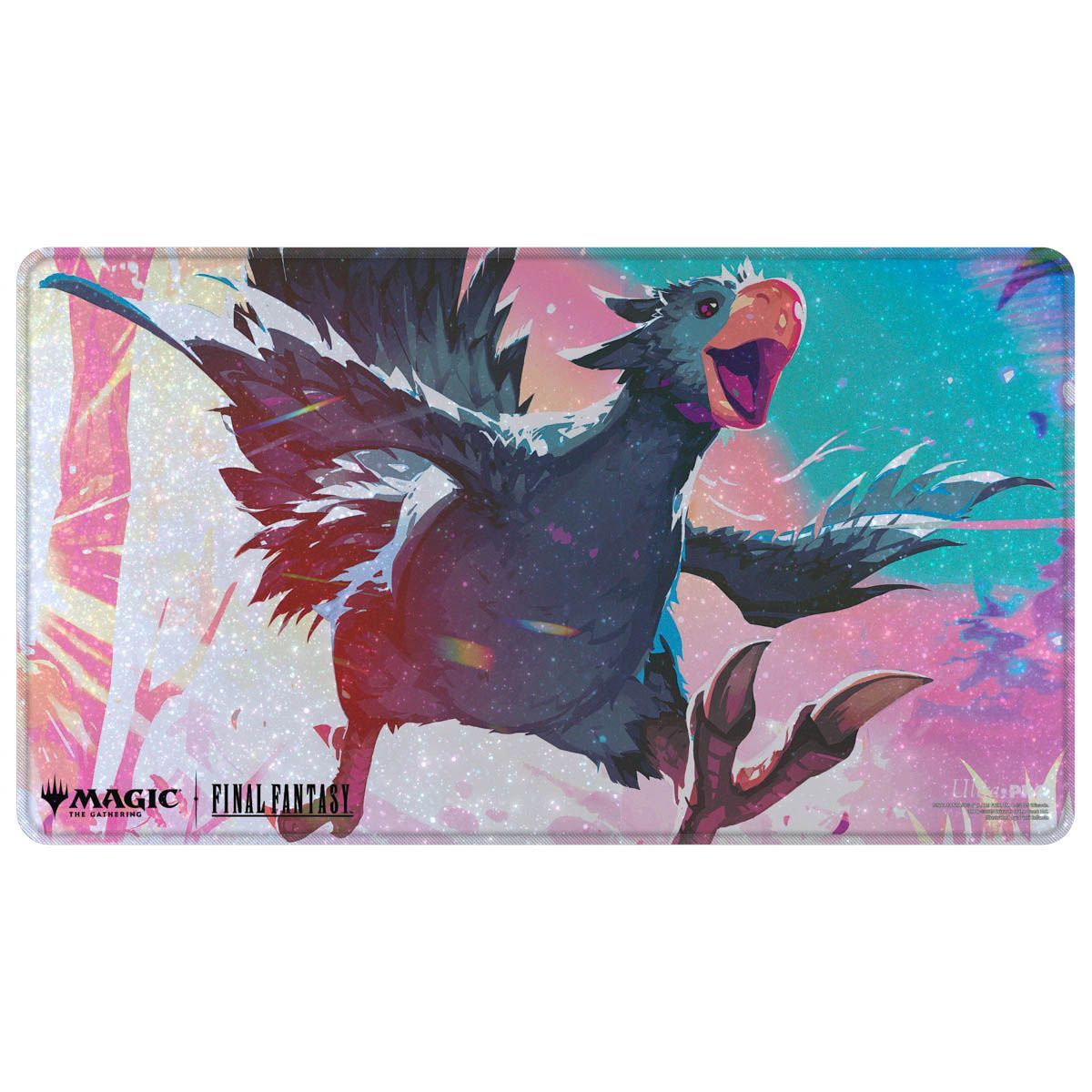 Magic x Final Fantasy: Holofoil Playmat - Traveling Chocobo (Black)