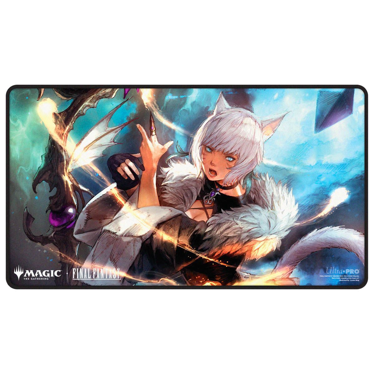 Magic x Final Fantasy: Black Stitched Playmat - Y&#39;shtola Rhul