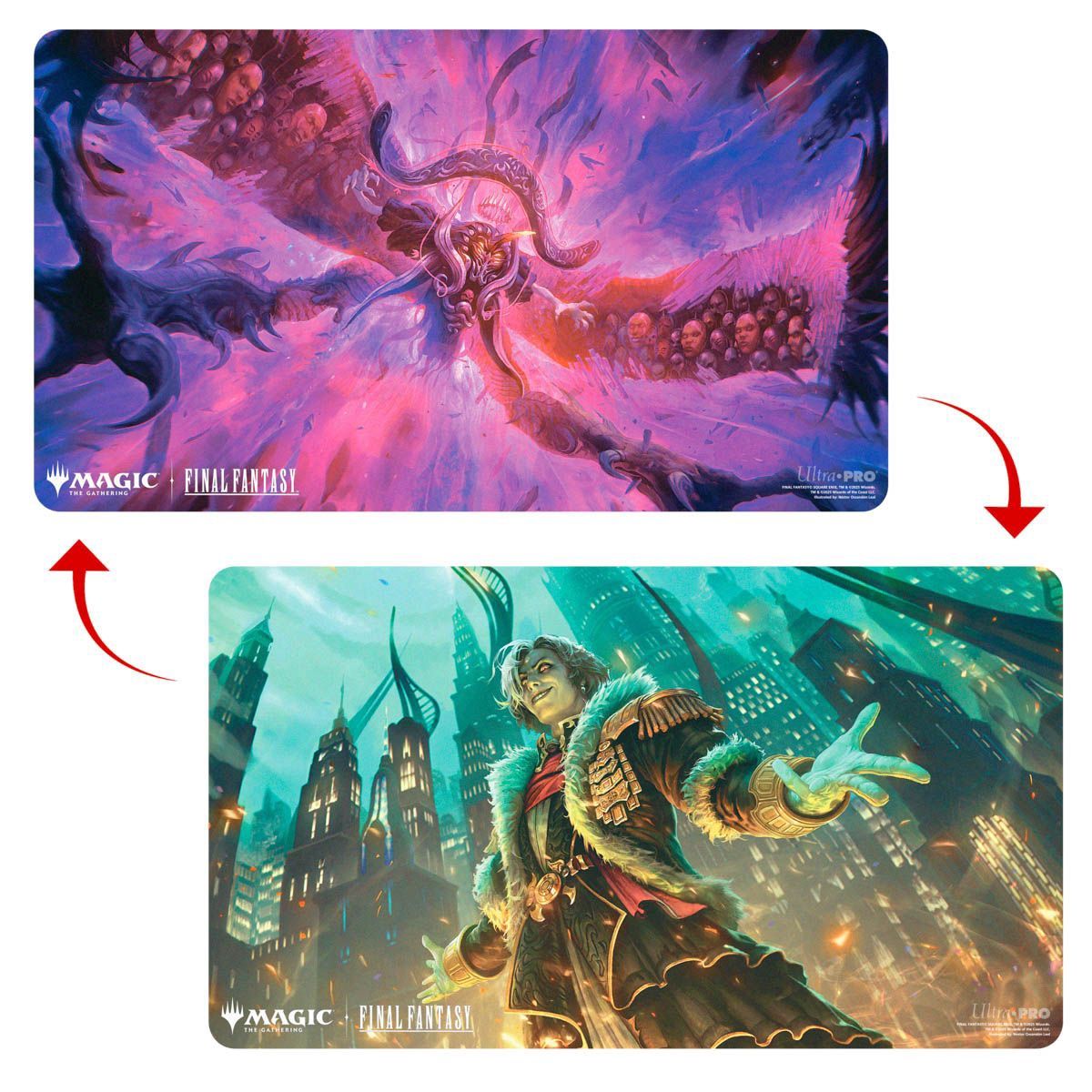 Magic x Final Fantasy: Double Sided Playmat -  Emet-Selch Unsundered/Hades Sorcerer of Eld