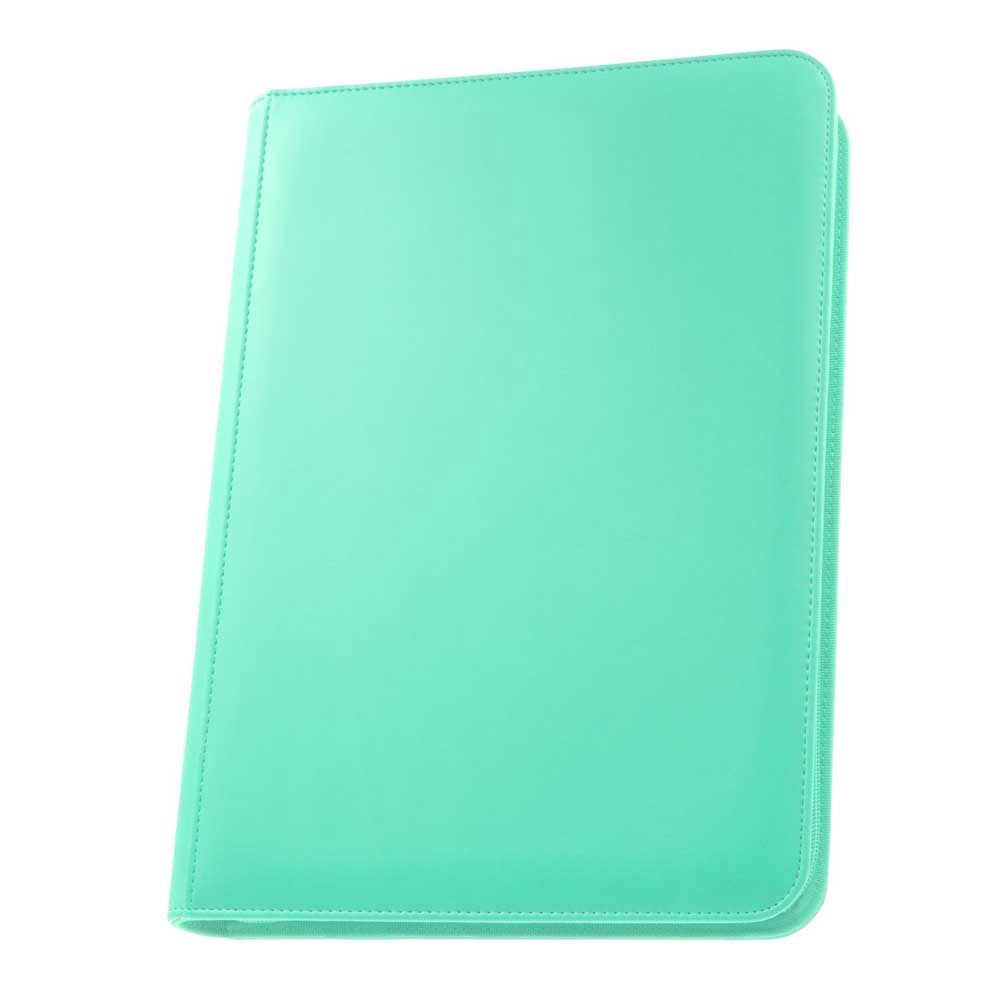 Palms Off STEALTH 9 Pocket Zip Binder – Turquoise