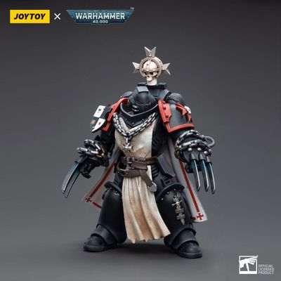 JOYTOY x WARHAMMER - Black Templars Primaris Sword Brethren Alberic (1/18 Scale)