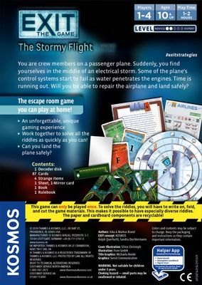 Exit the Game: The Stormy Flight