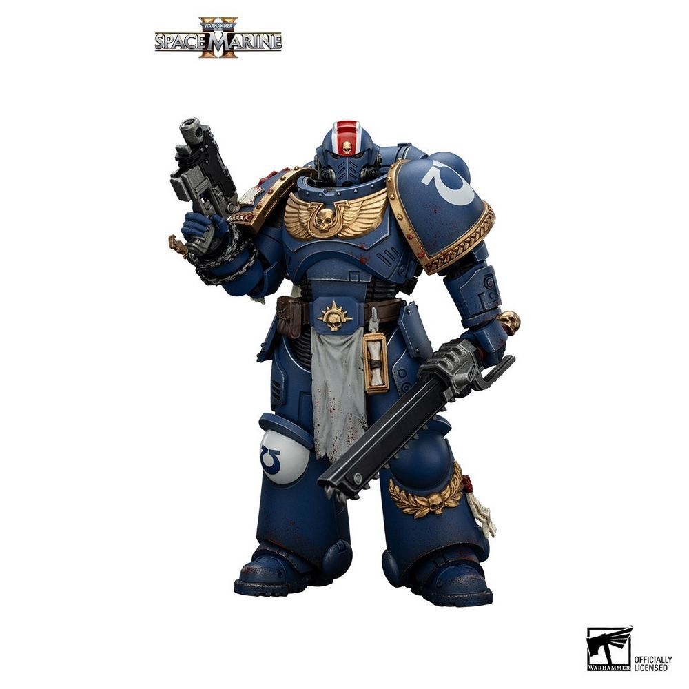 JOYTOY x WARHAMMER - Ultramarines Lieutenant Titus (1/18 Scale) (Collector's Edition)