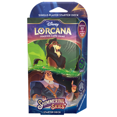 Lorcana: Shimmering Skies Starter Deck (Emerald &amp; Steel)