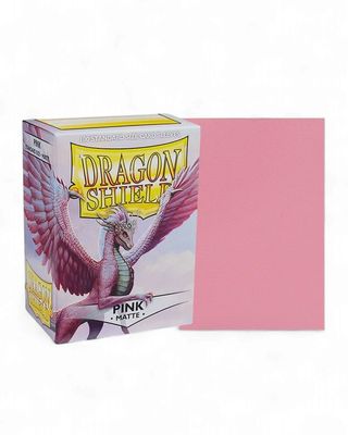 Dragon Shield Sleeves Standard Size 100pk - Matte Pink