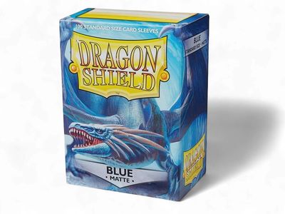 Dragon Shield Sleeves Standard Size 100pk - Matte Blue
