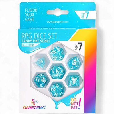 Gamegenic Candy-like Series - Blueberry - RPG Dice Set (7pcs)