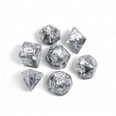 Gamegenic: Blackberry - 7 RPG Dice Set Black