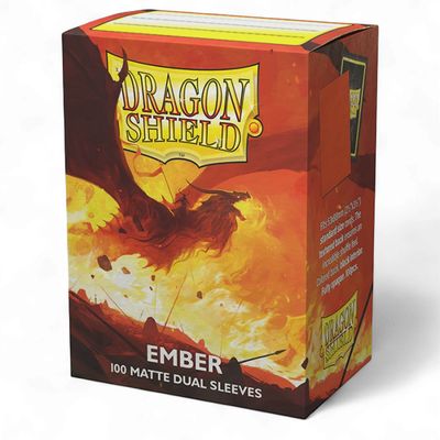Dragon Shield Sleeves Standard Size 100pk - Dual Matte Ember
