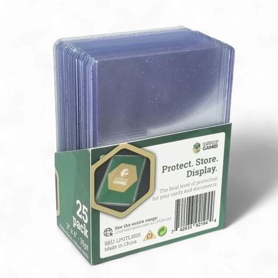 LPG Top Loaded Card Protector 3"x4" 35pt (25)