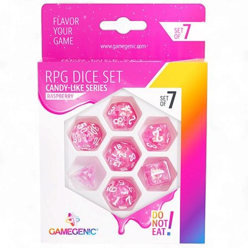 Gamegenic Candy-like Series - Rasberry - RPG Dice Set (7pcs)