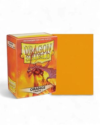 Dragon Shield Sleeves Standard Size 100pk - Matte Orange
