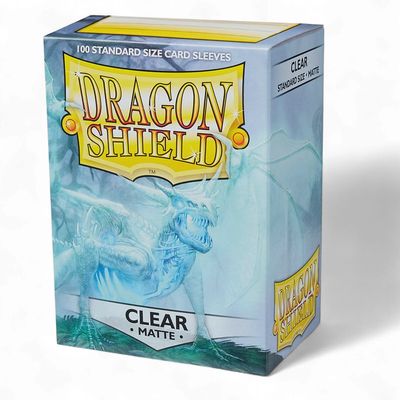 Dragon Shield Sleeves Standard Size 100pk - Matte Clear