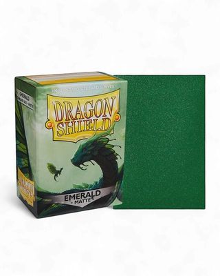 Dragon Shield Sleeves Standard Size 100pk - Matte Emerald