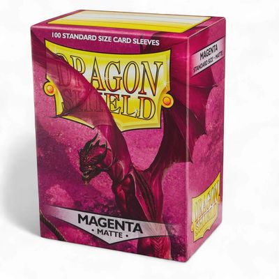Dragon Shield Sleeves Standard Size 100pk - Matte Magenta