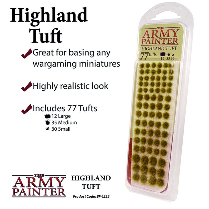 The Army Painter – Touffe Highland – Décoration Pour Socles De Figurines – Coloris Naturel