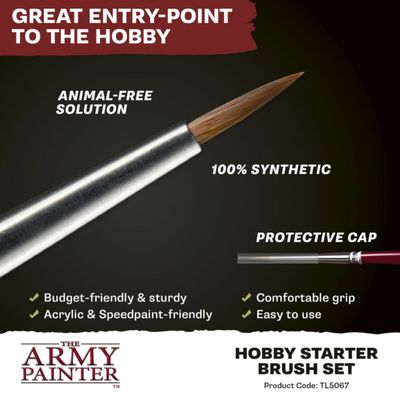 Army Painter - Brushes - Sets - Hobby Starter Brush Set