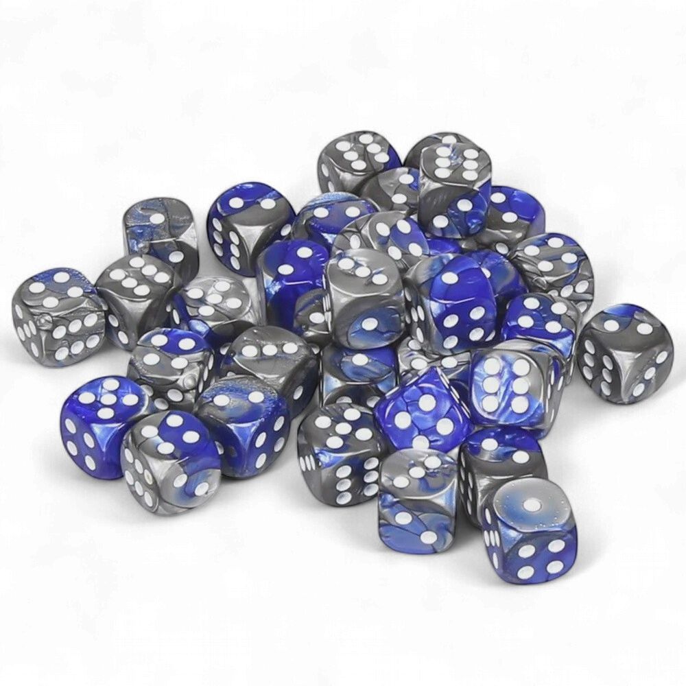 CHX 26823 Gemini 12mm d6 Blue-Steel/White Block Block (36)
