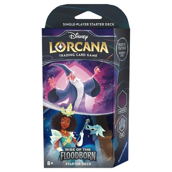 Lorcana: Rise of the Floodborn Starter Deck (Amethyst &amp; Steel)