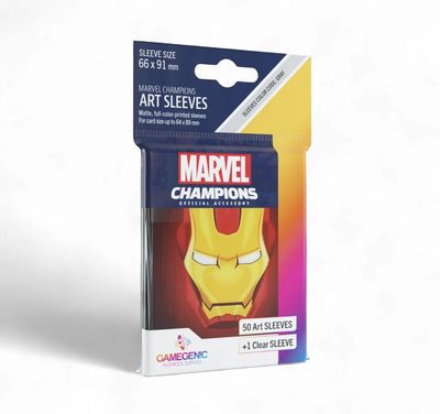 Gamegenic Marvel Champions Art Sleeves - Iron Man