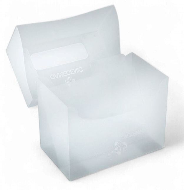 Gamegenic Side Holder Holds 80 Sleeves Deck Box Clear