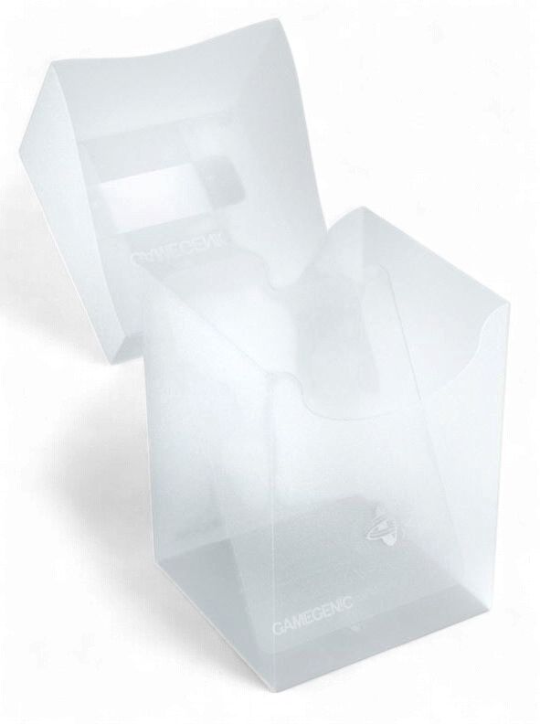 Gamegenic Deck Holder Holds 100 Sleeves Deck Box Clear