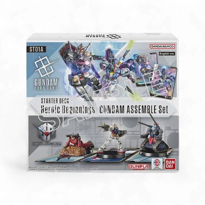 Gundam Card Game: Assemble Starter Set Display – Heroic Beginnings [ST01A]