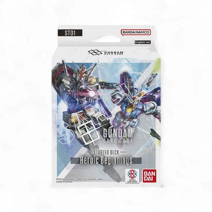 Gundam Card Game: Starter Deck Display – Heroic Beginnings [ST01]