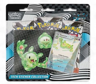 Pokemon TCG Scarlet &amp; Violet 10.5 Black Bolt Tech Sticker Blister