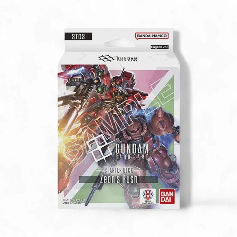 Gundam Card Game: Starter Deck Display – Zeon's Rush [ST03]