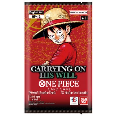 One Piece Booster Pack– Carrying On His Will [OP-13]