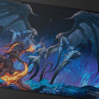 Magic x Final Fantasy: Holofoil Playmat - Ifrit &amp; Bahamut